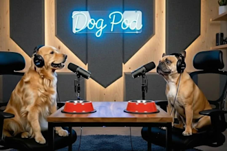 create funny ai talking animal, dog talk, ai talking animal