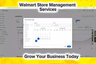 be your VA for walmart dropshipping