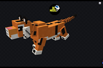 create custom professional minecraft blockbench 3d models and textures