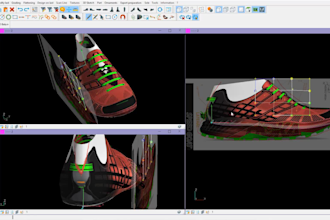 design custom 3d footwear, shoes, sandals, socks for zellerfeld and 3d printing