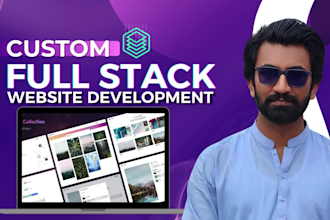 develop full stack platform, frontend backend solution, scalable website