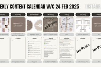 manage your instagram account with optional content creation