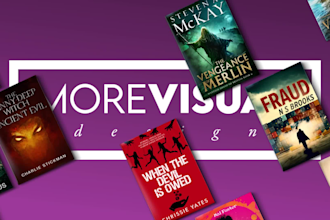 create a premium book cover design and print ready layout