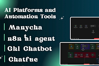 setup manychat ai chatbot automation for ghl chatbot and chatfuel setup with n8n