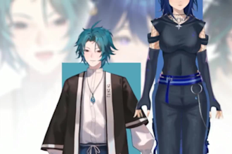 do live2d vtuber modelling live 2d vtuber avatar anime vtuber model nsfw art