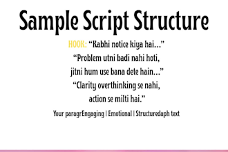 write impactful hindi motivational scripts for reels and youtube