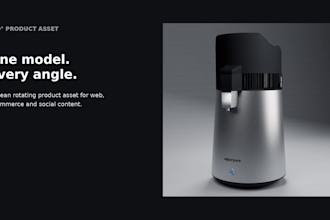 create photorealistic 3d product renders for ecommerce