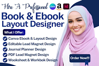 design canva ebook design editable canva journal workbook brochure deisgn