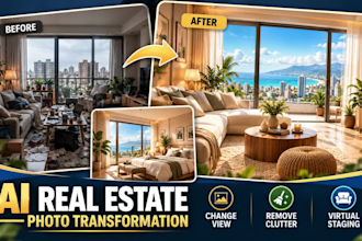 do ai virtual staging for real estate photos