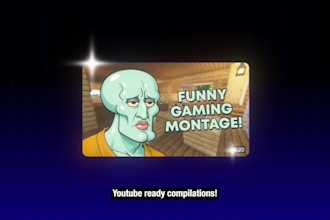 make your yt audience giggle with a gaming montage
