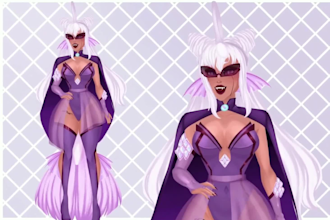 design vtuber model, vtuber rigging , png tuber, vtuber streaming, live2d vtuber