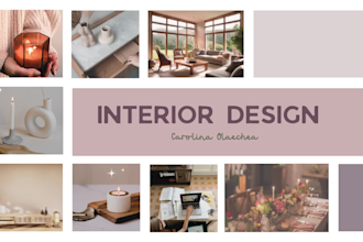 design your interior space with mood board and floor plan