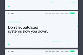 design a modern animated website with advanced UI UX