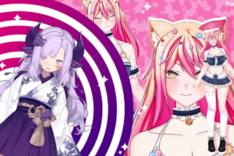 create live2d and rig a vtuber model