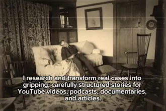 write gripping true crime script for youtube, podcasts and documentaries