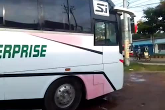 add your logo, text or artwork to moving bus videos