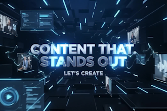create youtube intro video, gaming outro, twitch intro, cinematic podcast video