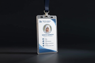 design id card identity card, id badges and lanyards