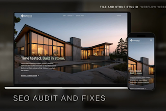 do a technical SEO audit and fix your shopify, webflow or wix site