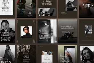 design canva branding kit, brand book and business guidelines for your business