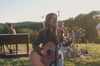 record professional female country, country pop rnb vocal acoustic guitar