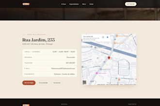 create a modern, fast and responsive website