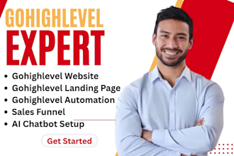 gohighlevel website design, redesign, ghl website, landing page, ai automation
