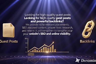 publish niche relevant guest posts with backlinks