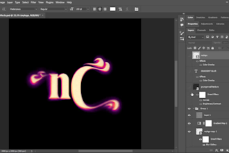 design a custom logo and creative text effect for your brand