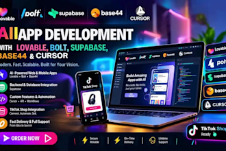 build fix deploy ai app tiktok shop with lovable bolt supabase base44 cursor