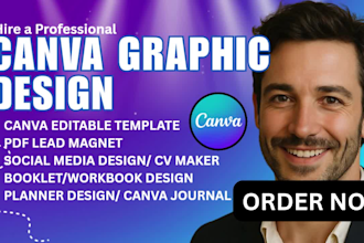 do canva graphic design, CV maker, social media design, canva expert for brands