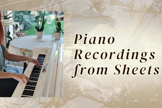 record piano accompaniments and backing tracks