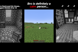 create minecraft shorts and tiktok video