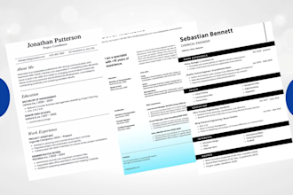 write the attractive resume,cv, cover letter and  linkedin profile