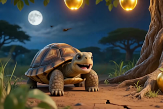 do cinematic ai african folktale videos with voiceover