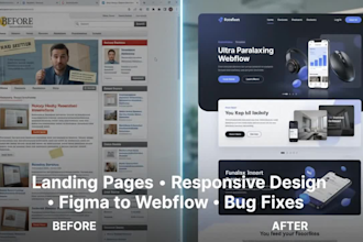 design wix divhunt framer figma to webflow vev website softr duda landing page