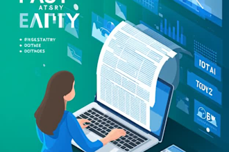do accurate data entry, copy paste and web research