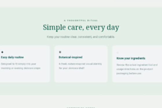 design a responsive product landing page