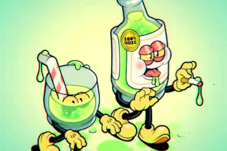 create a 2d rubber hose animation and walk cycle