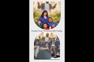 create a personalized musical tribute and legacy video