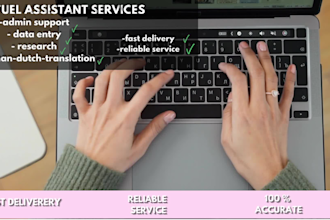 ik word jouw betrouwbare virtuele assistent voor administratieve taken
