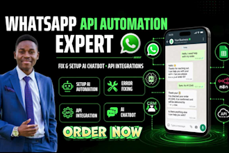fix setup whatsapp cloud api and whatsapp automation chatbot