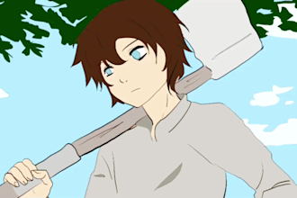illustrate a 2d character
