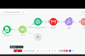 build a high converting ai email automation with make