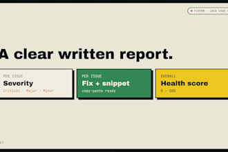 do an expert java spring boot code review with a fix report