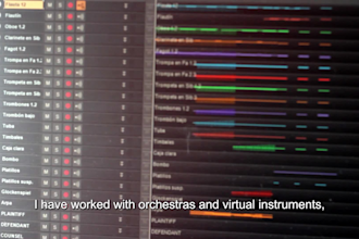 arrange the music for your project