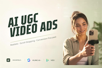 create ai ugc video ads using higgsield kling ai and veo