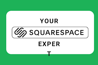 be your squarespace expert, fix squarespace redesign squarespace website design