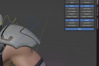 rig3d model for game,animation,facial rig,unity,humanoid,rigify,unreal engine