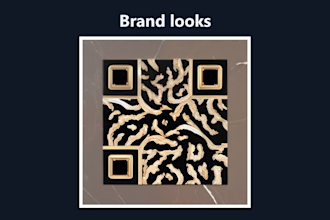 artistic custom qr code